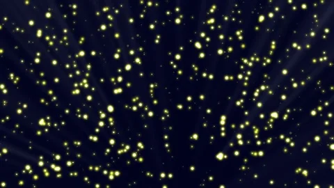 Shining gold particles on blue gradient background Stock Footage 321628510