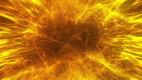 Shining gold particles, dast glitter flowing and swirling in against Stock Footage 308151067