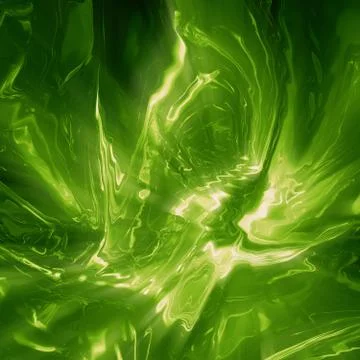 Shining green liquid background Stock Illustration