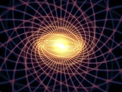 Shining Grid Lines Stockillustratie