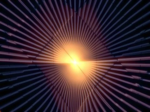 Shining Grid Lines Stockillustratie