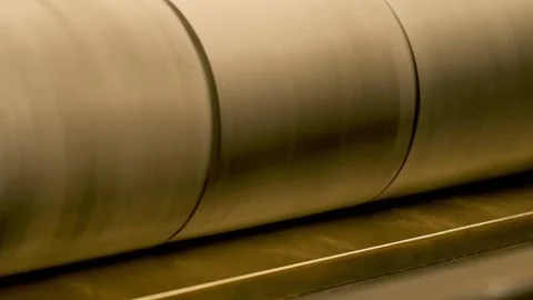 Shining grinded metal part close-up 스톡 동영상 157114530