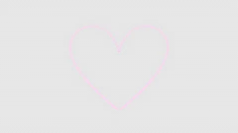 Shining heart magic effect animation material Stock Footage 311143895