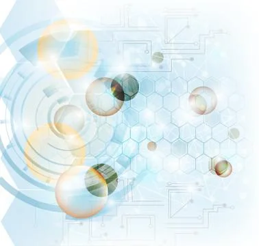 Shining high tech background Stock Illustration