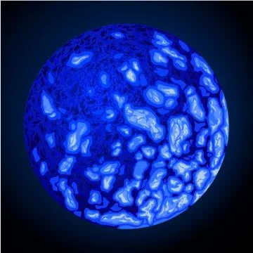 Shining lapis lazuli Stock Illustration
