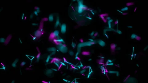 Shining laser elements.Neon laser background. Seamless loop. Stock Footage 101487285