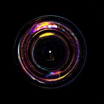 Shining Lenses of Objective, Adjustment  Control   - Fractal Art Ilustração Stock