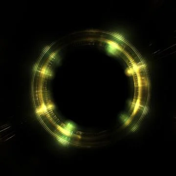 Shining Lenses of Objective, Adjustment  Control   - Fractal Art Stock Illustration