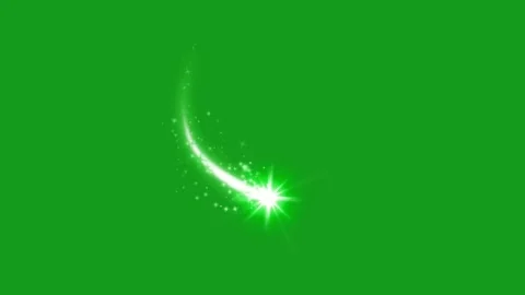 Shining light arcs motion graphics with green screen motion graphics Stock Footage 135429281