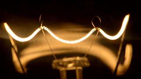 Shining light bulb in darkness Stock Footage 36291254