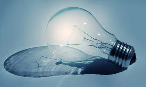 Shining light bulb Stock Photos