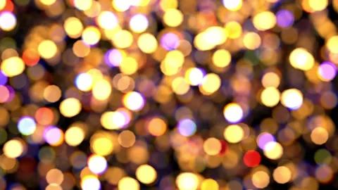Shining light particles bokeh rendered in UHD as looping motion background Video stock 164680320