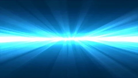 Shining Light Rays Animation - Loop Blue Stock Footage 82024303