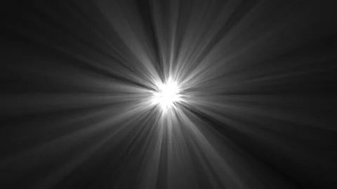 Shining light rays beam from center. Vidéo 331897318