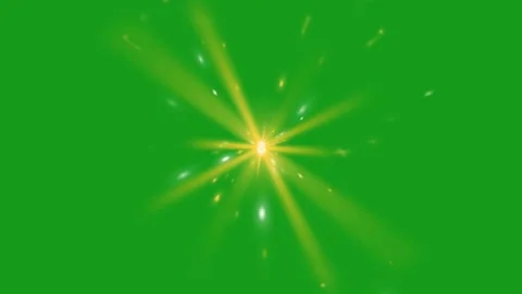 Shining light rays motion graphics with green screen background Stock Footage 182428369