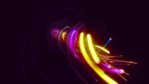 Shining Lines Stock Illustration