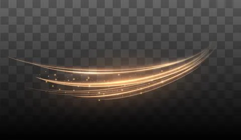 Shining lines. Vector Light Effect Stock Illustration