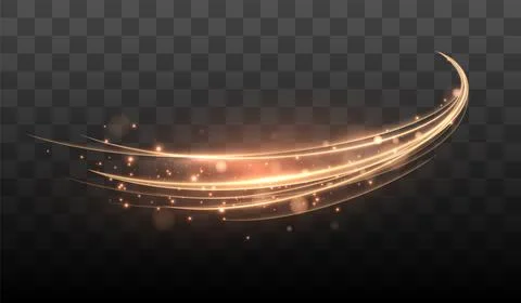 Shining lines. Vector Light Effect Stock Illustration