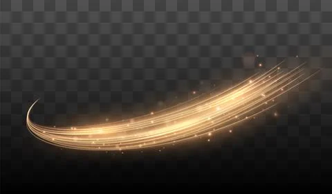 Shining lines. Vector Light Effect Stock Illustration