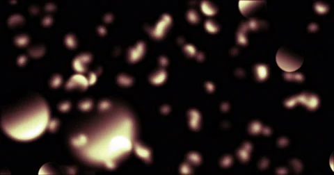 Shining magic circles falling and flying Stock Footage 56300632