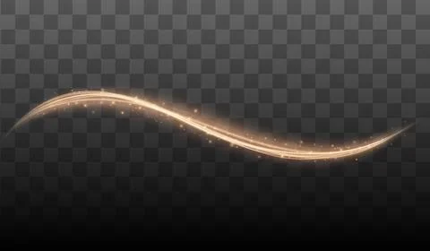 Shining Magic Lines Stock Illustration