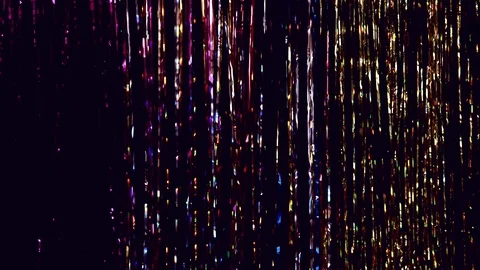 Shining multicolor holiday decor Stock Footage 121445758