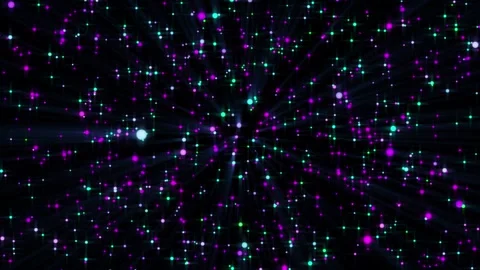 Shining neon disco light dots Stock Footage 240324512