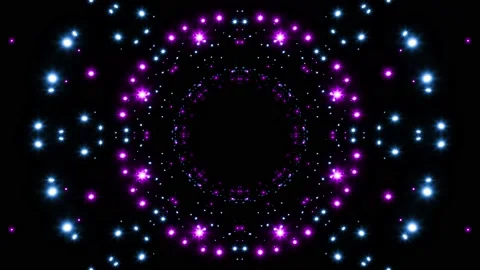 Shining Neon Glitter Particles Logo Placeholder Background 4K Stock Footage 171857154