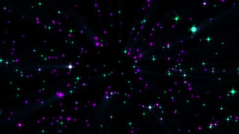 Shining neon light particles rotation overlay effect Stock Footage 240324933