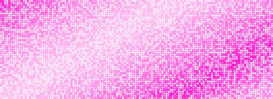 Shining pink disco party pattern background. Iridescent rose sequin mosaic Stock Illustration