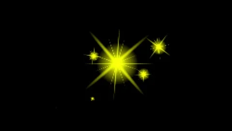 Shining pixel stars. 8-Bit style seamless loop Stock Footage 344422128