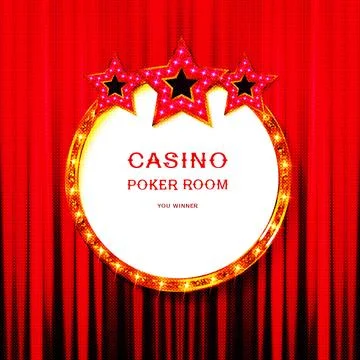 Shining round retro banner. 3D illustration Stock Illustration