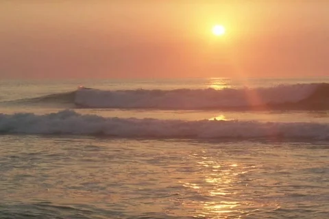 Shining Sea Stock Footage 335422