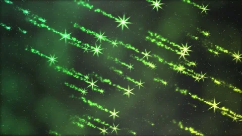Shining Shooting Stars Animation - Loop Rainbow Stock Footage 74892263