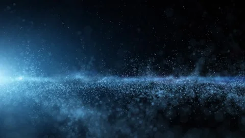 Shining small dots flow motion background Stock Footage 320263001