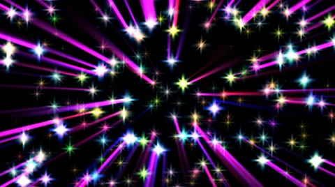 Shining sparkle stars 2 Stock Footage 34541308
