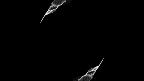 Shining sparkles creating a central circle Stock Footage 114610512