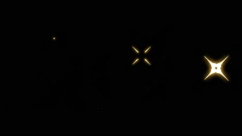 Shining sparks motion graphics with night background Stock Footage 134323509