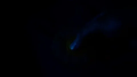 Shining spinner in black background Video stock 78186818