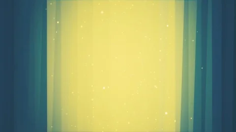 Shining Square Particles on Vertical Blue and Yellow Lines Stock Footage