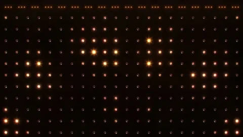 Shining stage lights in spreading semicircles and strips, for stage effect. Stock Footage 144674548