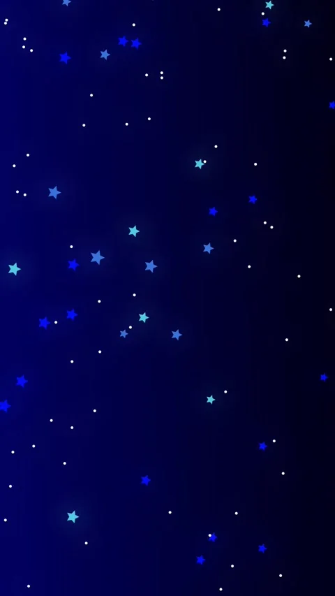 Shining star on dark blue background, sparkling, twinkling, glowing, particle Video stock 313087412