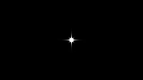Shining star flash animation video Stock Footage 330523383
