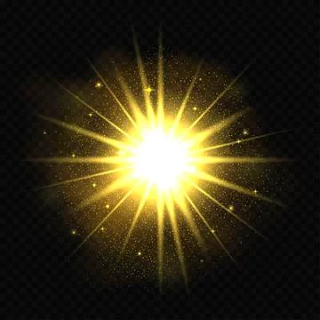 Shining star illustration Illustrazione stock