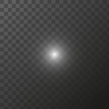 Shining star light rays glowing particles. Vector special effect on a Stock Illustration