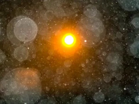 Shining star in space Stock Photos