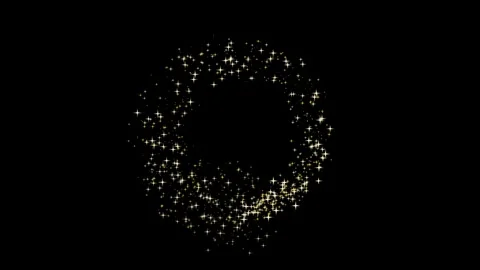 Shining star trail animation Stock Footage 311869348