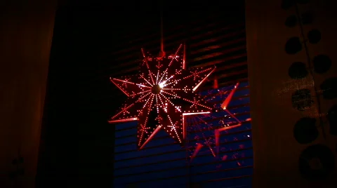 Shining Star On The Window  Video stock 322425