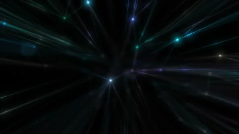 Shining stars. Abstract background. Flickering dots with connectors. Seamless Stock Footage 122879094