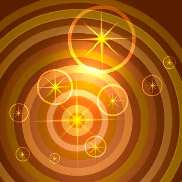 Shining stars background Stock Illustration